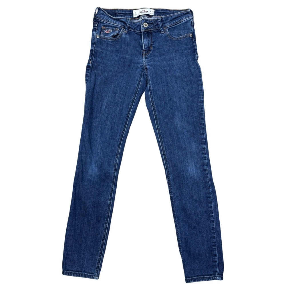 Used Hollister Women's Jeans Blue Skinny Fit Size 25 W 29‎ L Excellent Condition